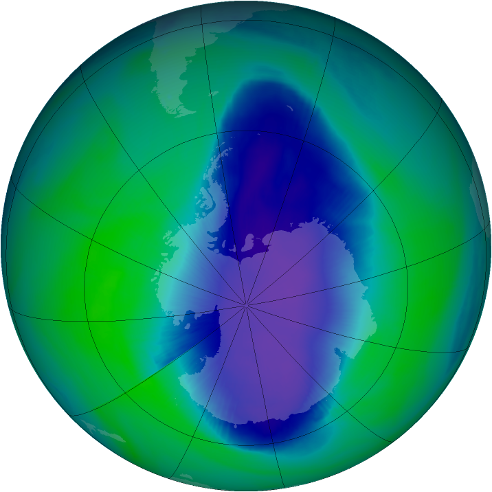 Ozone Map 2006-11-17